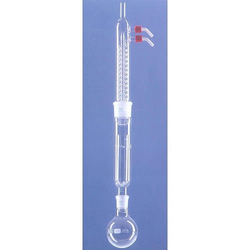 Extracteur Soxhlet En Verre Borosilicaté 500ml Avec Condenseur Graham Et 2 Flacons à Fond Plat